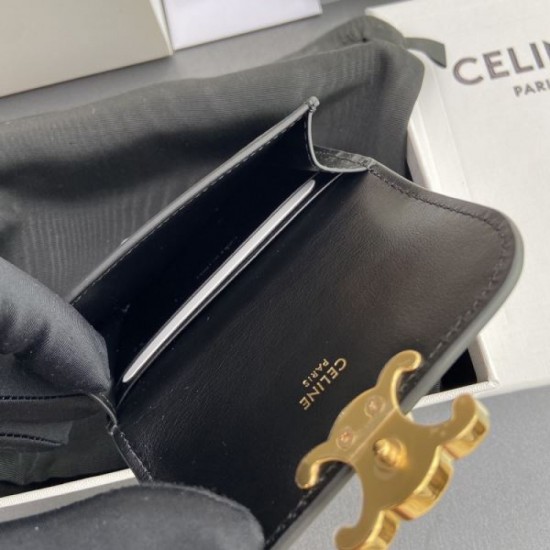 CELINE 2024SS Card case for stylish advanced users CELINE 2024SS Card case for stylish advanced users