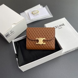 CELINE Celine 2024FW Tri-fold wallet that lets you feel the latest trends