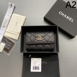 CHANEL 2024FW New color bifold wallet for fashion