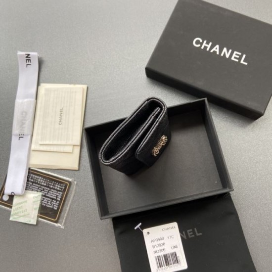CHANEL 2024FW New color bifold wallet for fashion CHANEL 2024FW New color bifold wallet for fashion