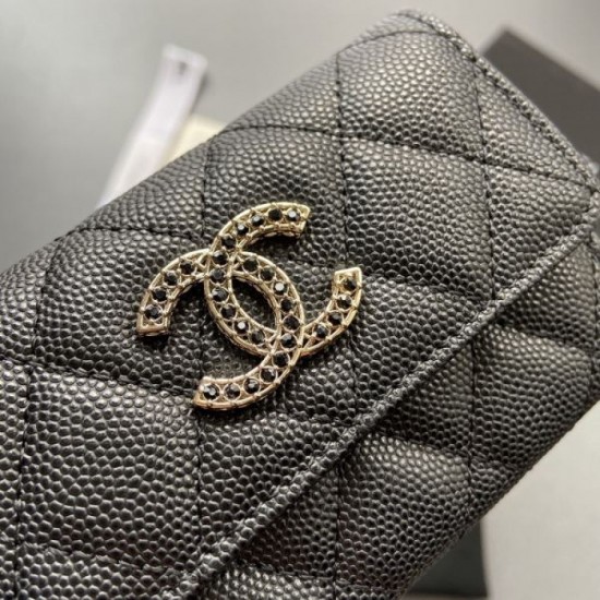 CHANEL 2024FW New color bifold wallet for fashion CHANEL 2024FW New color bifold wallet for fashion