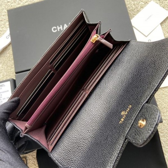CHANEL Chanel 2024FW continues to be a brand long wallet this season CHANEL Chanel 2024FW continues to be a brand long wallet this season