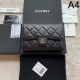 CHANEL CHANEL 2024FW Limited Design Very Popular Before Sold Out Trifold Wallet CHANEL CHANEL 2024FW Limited Design Very Popular Before Sold Out Trifold Wallet