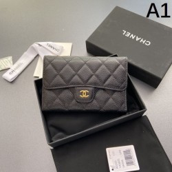 CHANEL CHANEL 2024FW Recommended unstocked brand tri-fold wallet