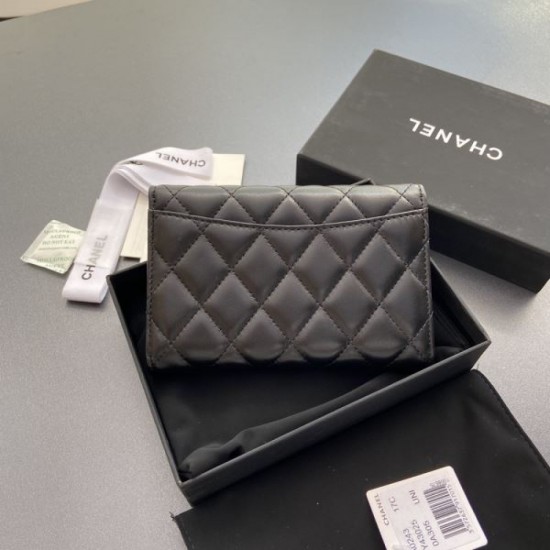 CHANEL CHANEL 2024FW Recommended unstocked brand tri-fold wallet CHANEL CHANEL 2024FW Recommended unstocked brand tri-fold wallet