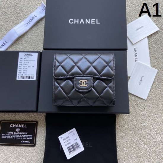 CHANEL 2024FW Nice Design Out of stock Brand Trifold Wallet CHANEL 2024FW Nice Design Out of stock Brand Trifold Wallet