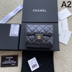 CHANEL 2024FW Nice Design Out of stock Brand Trifold Wallet
