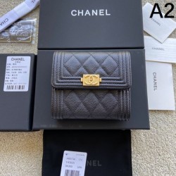 CHANEL 2024FW This season's hottest trend tri-fold wallet