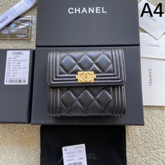 CHANEL 2024FW This season's hottest trend tri-fold wallet CHANEL 2024FW This season's hottest trend tri-fold wallet