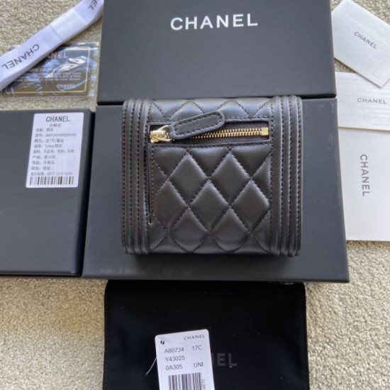 CHANEL 2024FW This season's hottest trend tri-fold wallet CHANEL 2024FW This season's hottest trend tri-fold wallet