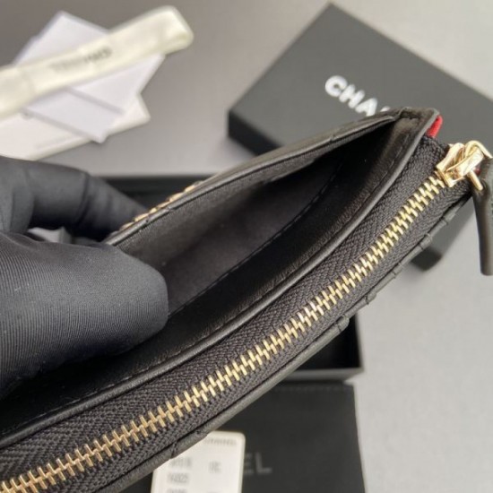 CHANEL 2024FW Latest Fashion Points Card Case CHANEL 2024FW Latest Fashion Points Card Case