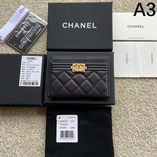 CHANEL 2024FW Eye-catching card case with distinctive design CHANEL 2024FW Eye-catching card case with distinctive design