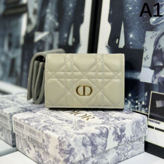 DIOR 2024SS Wonderful summer staple item bifold wallet DIOR 2024SS Wonderful summer staple item bifold wallet
