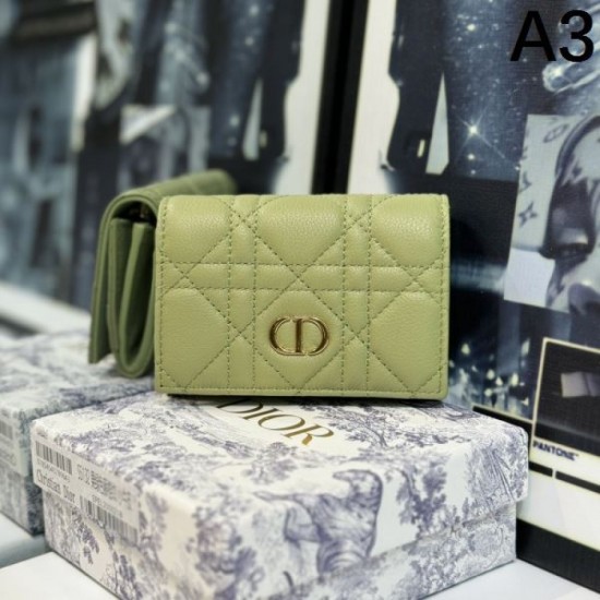 DIOR 2024SS Wonderful summer staple item bifold wallet DIOR 2024SS Wonderful summer staple item bifold wallet