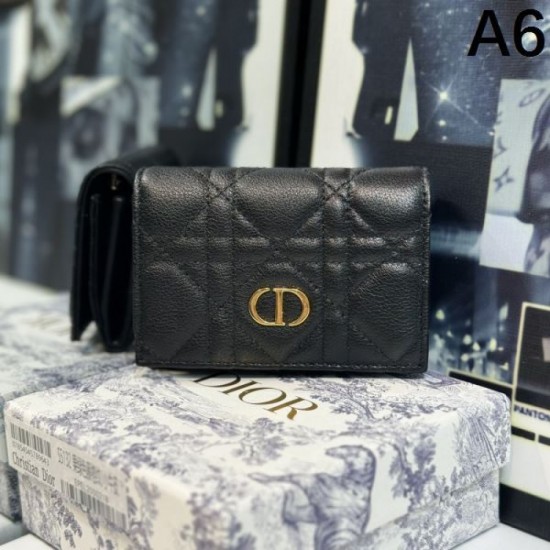 DIOR 2024SS Wonderful summer staple item bifold wallet DIOR 2024SS Wonderful summer staple item bifold wallet