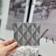 DIOR 2024SS Bi-fold wallet with a fashionable feel this season DIOR 2024SS Bi-fold wallet with a fashionable feel this season