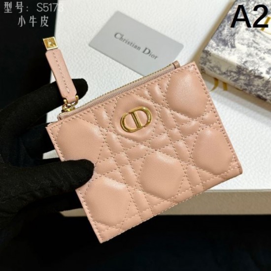DIOR 2024SS This season's new popular beauty line bifold wallet DIOR 2024SS This season's new popular beauty line bifold wallet