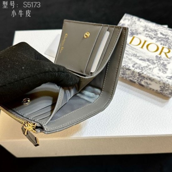DIOR 2024SS This season's new popular beauty line bifold wallet DIOR 2024SS This season's new popular beauty line bifold wallet