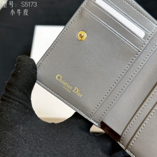 DIOR 2024SS This season's new popular beauty line bifold wallet DIOR 2024SS This season's new popular beauty line bifold wallet