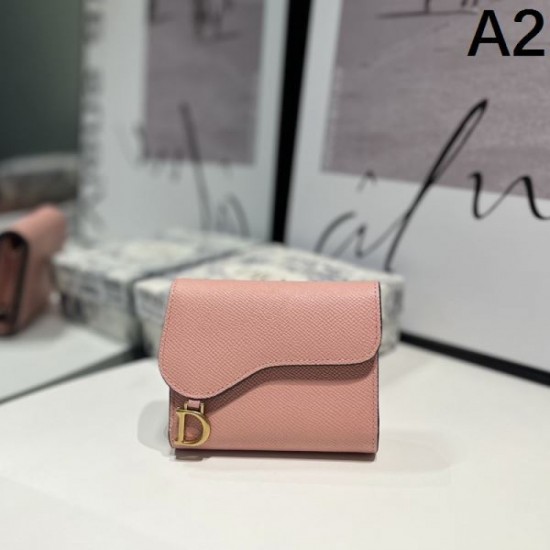 DIOR 2024SS Highly Conspicuous New Trifold Wallet DIOR 2024SS Highly Conspicuous New Trifold Wallet