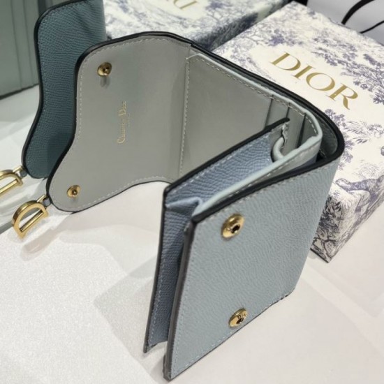 DIOR 2024SS Highly Conspicuous New Trifold Wallet DIOR 2024SS Highly Conspicuous New Trifold Wallet