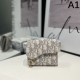DIOR 2024SS Summery and refreshing impression tri-fold wallet DIOR 2024SS Summery and refreshing impression tri-fold wallet
