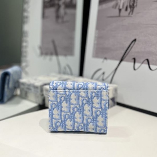DIOR 2024SS Summery and refreshing impression tri-fold wallet DIOR 2024SS Summery and refreshing impression tri-fold wallet