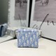 DIOR 2024SS Summery and refreshing impression tri-fold wallet DIOR 2024SS Summery and refreshing impression tri-fold wallet