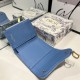 DIOR 2024SS Summery and refreshing impression tri-fold wallet DIOR 2024SS Summery and refreshing impression tri-fold wallet