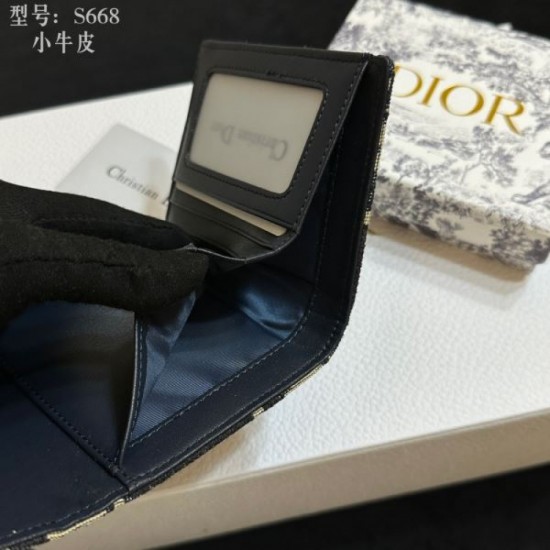 DIOR 2024SS Magazine New Spring/Summer Arrival Trifold Wallet DIOR 2024SS Magazine New Spring/Summer Arrival Trifold Wallet