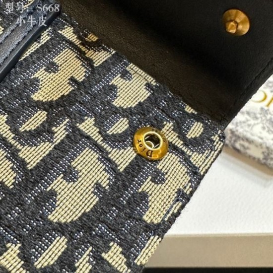 DIOR 2024SS Magazine New Spring/Summer Arrival Trifold Wallet DIOR 2024SS Magazine New Spring/Summer Arrival Trifold Wallet