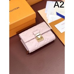 LOUIS VUITTON 2024FW Long-lasting tri-fold wallet