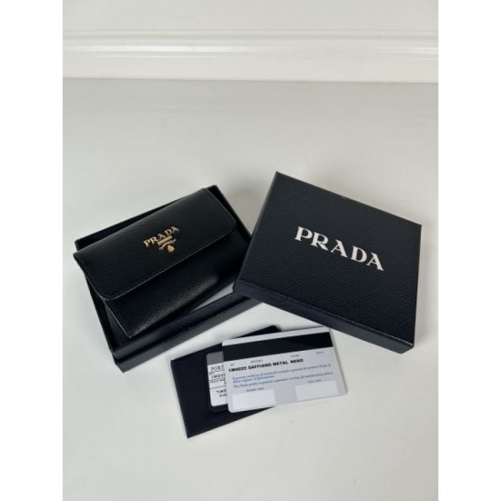 PRADA Prada 2024SS Latest Limited Time Sale Trifold Wallet PRADA Prada 2024SS Latest Limited Time Sale Trifold Wallet