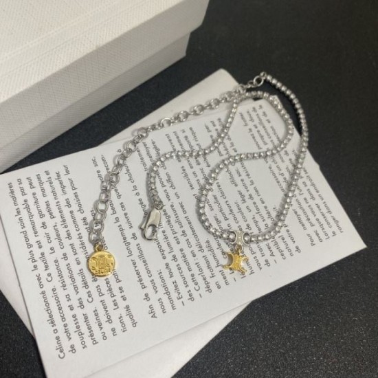 2024SS Necklace CELINE, loved by celebrities and celebrities 2024SS Necklace CELINE, loved by celebrities and celebrities