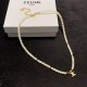 2024SS CELINE Celine Necklace Fans flock to new summer products 2024SS CELINE Celine Necklace Fans flock to new summer products