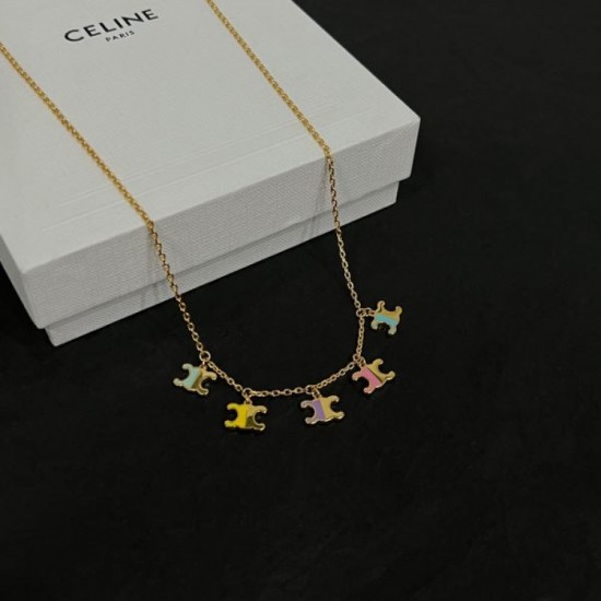 CELINE Celine fans must-see spring/summer new item 2024SS necklace CELINE Celine fans must-see spring/summer new item 2024SS necklace