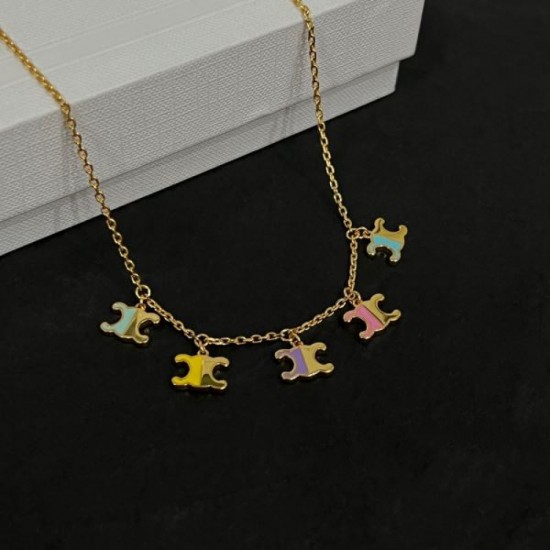 CELINE Celine fans must-see spring/summer new item 2024SS necklace CELINE Celine fans must-see spring/summer new item 2024SS necklace