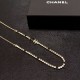 2024SS CHANEL CHANEL Necklace Wear with a beautiful impression 2024SS CHANEL CHANEL Necklace Wear with a beautiful impression