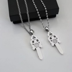 Popularity continues unabated! 2024SS Necklace CHROME HEARTS Chrome Hearts
