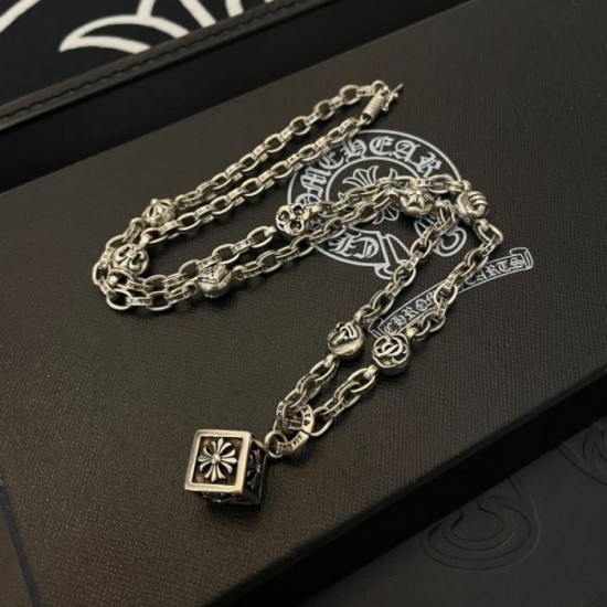 2024SS CHROME HEARTS Chrome Hearts Necklace Standard Popular Latest Work 2024SS CHROME HEARTS Chrome Hearts Necklace Standard Popular Latest Work