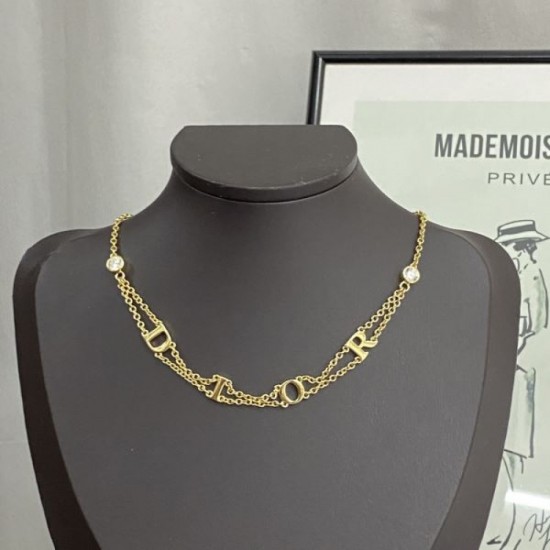 Spring/Summer Super Popular In Stock 2024SS Necklace DIOR Dior Spring/Summer Super Popular In Stock 2024SS Necklace DIOR Dior