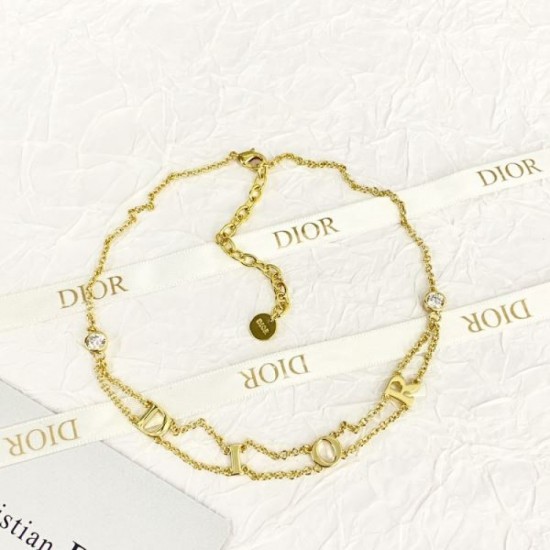 Spring/Summer Super Popular In Stock 2024SS Necklace DIOR Dior Spring/Summer Super Popular In Stock 2024SS Necklace DIOR Dior
