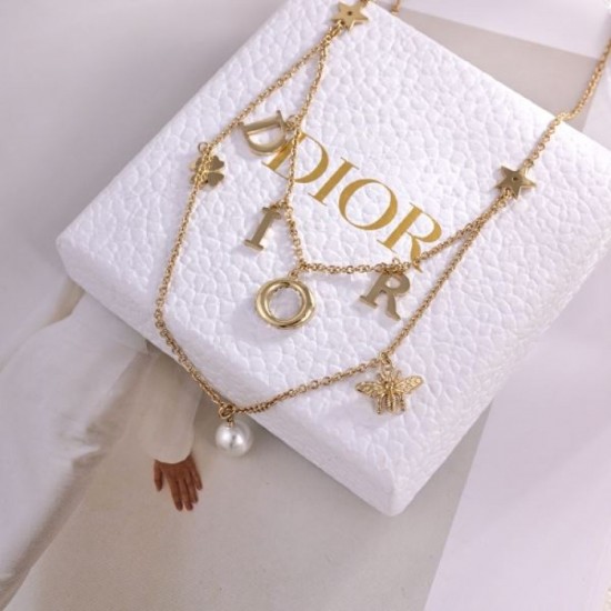 2024SS DIOR Dior necklace Used by celebrities and entertainers 2024SS DIOR Dior necklace Used by celebrities and entertainers