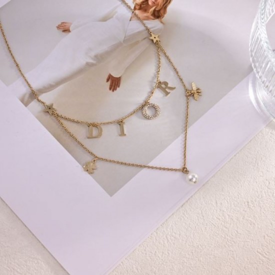2024SS DIOR Dior necklace Used by celebrities and entertainers 2024SS DIOR Dior necklace Used by celebrities and entertainers