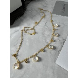 2024SS DIOR Dior Necklace Completes a mature style