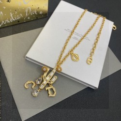 DIOR High quality popular item 2024SS necklace