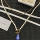 DIOR Dior 2024SS necklace that can be used for any occasion DIOR Dior 2024SS necklace that can be used for any occasion