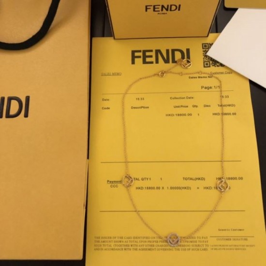 Popular fashion items 2024SS Necklace FENDI Popular fashion items 2024SS Necklace FENDI
