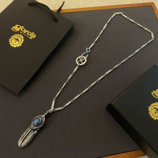 Retro-feeling design 2024SS necklace GORO'S Retro-feeling design 2024SS necklace GORO'S