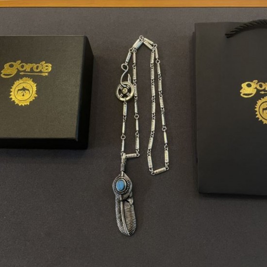 Retro-feeling design 2024SS necklace GORO'S Retro-feeling design 2024SS necklace GORO'S